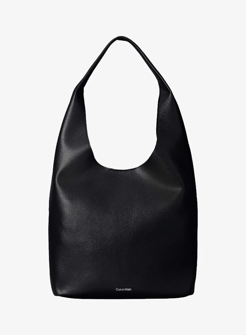 Pebble Grain Slouchy Curved Bag